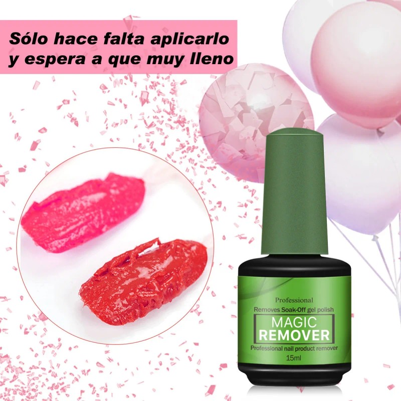 Aliver Remover Gel - Quita Gelish Gel Acrilico , 15ml