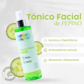 Tónico Facial De Pepino Vemare Refrescante Hidrata 250 Ml