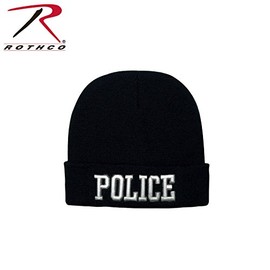 Rothco Deluxe Embroidered Watch Cap, Police