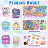 CKXTYNG 200 Pcs Motivational Stickers, Holographic Affirmation Sticker Pack, Positive