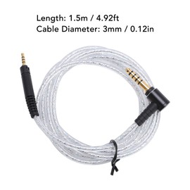 2.5mm Balanced Male to 4.4mm Balanced Male Headphone Audio Adapter Cable, Replacement Audio Cable for HD598 HD599 HD558 HD518 HD569 Headphones, Length 4.92ft