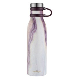 Contigo 2045470 Couture Thermalock Vacuum-Insulated Stainless Steel Water Bottle, 20 oz, Sand Stone