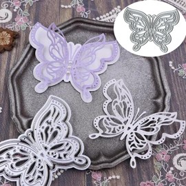 3D Butterfly Flower Metal Die Cuts,Spring Flower Leaf Butterfly Cutting Dies Cut Stencils DIY Scrapbooking Decorative Embossing Paper Party Wedding Card Making