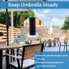 GHAMYEE Patio Table Umbrella Hole Ring Wedge Plug Stabilizer Sleeve