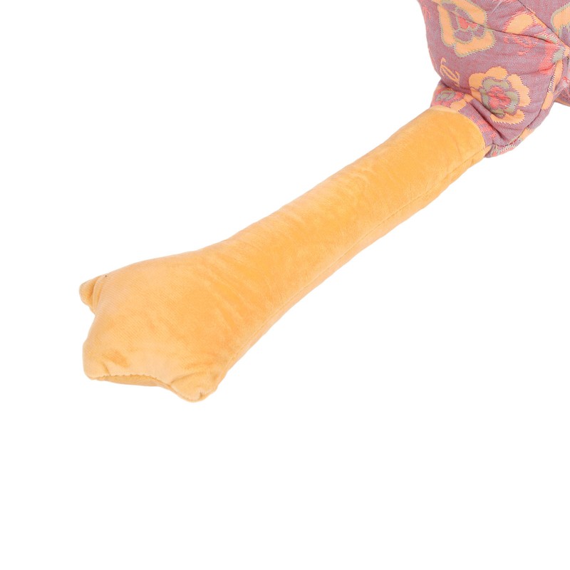 Goose Stuffed Animal Rose Pattern Soft Comfortable Cute Goose Plush