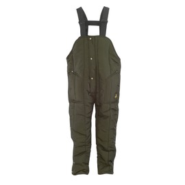 RefrigiWear Men's Iron-Tuff High-Bib Overalls, -50°F (-46°C), Large, Sage Green