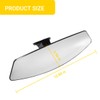 Bittwee Car Rear View Mirror, HD 360° Adjustable Anti-glare Adjustable