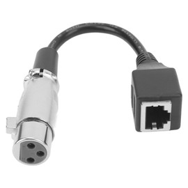 RJ45 to XLR Adapter Cable Female to Female Plug and Play LED Controller Converter Cord 5.9in