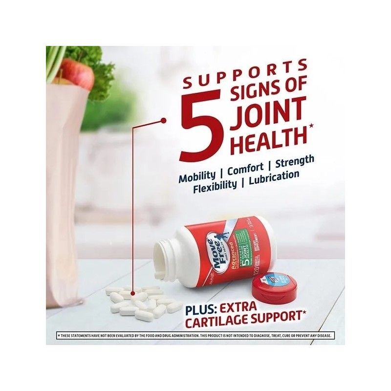 Move Free Multivitamínico Glucosamina Condrintina 120 Tab Sabor