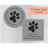 Paw Print Address Labels Pet Stickers/labels (#086-SS)