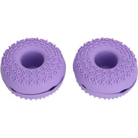 Limpiador De Brochas De Maquillaje En Forma De Dona,Base De Silicona Para Lavado Y Almacenamiento,2 Piezas,Material delicada Y Duradero,Diseno De Cuenco,Multiusos, Facil De