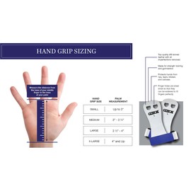 Gibson Rainbow Agarraderas para Palma de la Mano para Gimnasia, Blanco/Negro, Mediano