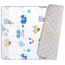 Baby Play Mat, Soft Baby Floor Mat, 79’’ x 71’’ Thicker Foam Play Mat Foldable Baby Playpen Mat Crawling Mat for Babies, Toddlers, Car Design