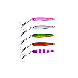 KAJIKI (Kajiki) Metal Jig NA Jig 40g/60g/70g/80g/100g/125g/150g/180g Multi-layer Coating Shore Jigging Offshore Jigging Night Light Lure Sea Fishing Boat Fishing Bluefish Sea Bass Sawara Sea Bass