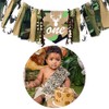 XCKALI Jungle Hunting High Chair Birthday Theme Banner 1st Birthday