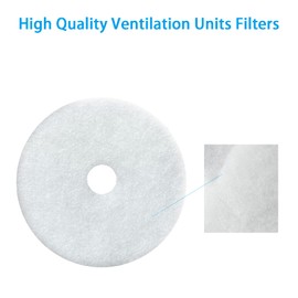 Pack of 25 ZF EC Fan Filters for Maico ER EC Ventilation System, 156 x 156 x 8 mm Dust Filter, Filter Class G2 Air Filter, Replacement Filter, Replaces 0093.0758