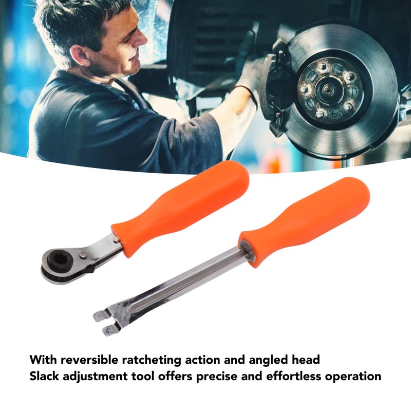 Automatic Slack Adjuster Release Tool Double Square Ratcheting Wrench for