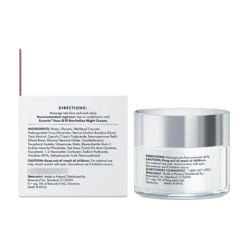 Eucerin Crema Facial Q10 De Día Antiarrugas 48 G
