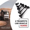 Horn FARBIN 4-speaker 12V air horn 150dB car horn kit