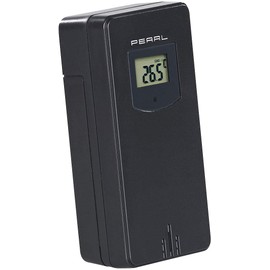 PEARL Accessories for Weather Station Sensor: Wireless Outdoor Sensor for Weather Station FWS-70, 60 m Range, IP44 (Weather Station with Outdoor Thermometer, Indoor/Outdoor Thermometer Radio, Digital)