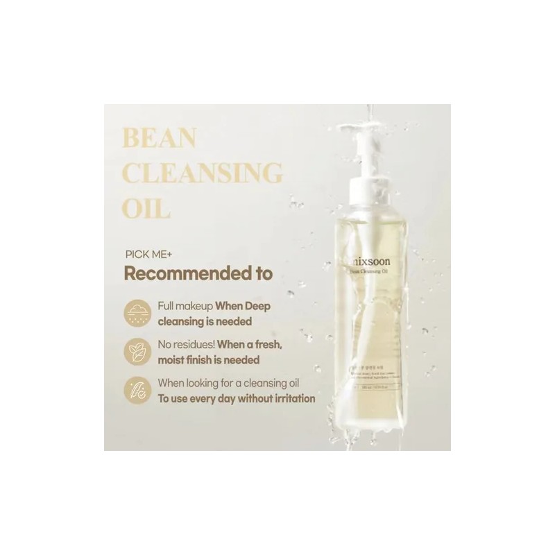 Mixsoon Kit Completo Bean Oil Essence Cream Sun Serum 4