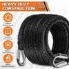 Aomifunny Synthetic Winch Rope Extension, 3/8Inch x 50Ft 26500 Lbs