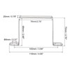 TA-VIGOR 6 Pcs 70mm x 70mm U Shape Connector Bracket