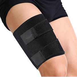 Thigh Supporter, Thigh Supporter, Muscle Injury Prevention, High Elasticity, Quick Drying, Breathable, Thermal, Velcro, Adjustable, Unisex