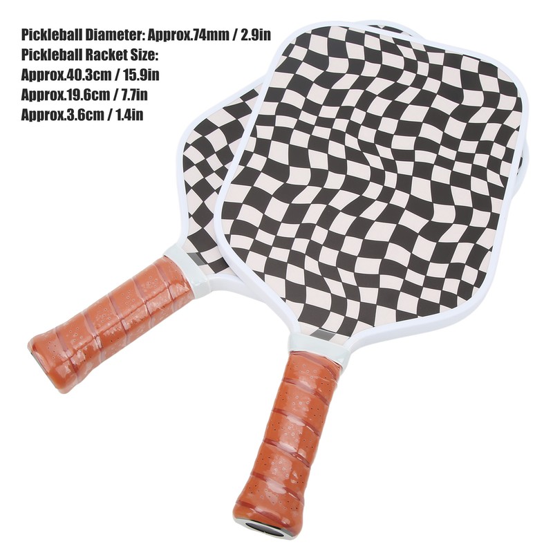 Pickleball Rackets Set Honeycomb Core Glass Fiber Pickleball Paddles Sports