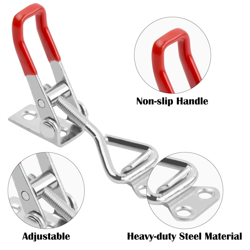 Pinsheng Toggle Clasp, Pack of 4, 100 kg Holding Capacity,