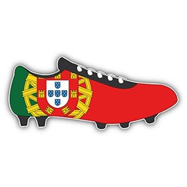 MAGNET Portugal Flag Soccer Cleats Vinyl Magnet Bumper Refrigerator Sticker Magnet Flexible Reuseable Magnetic Vinyl 5"