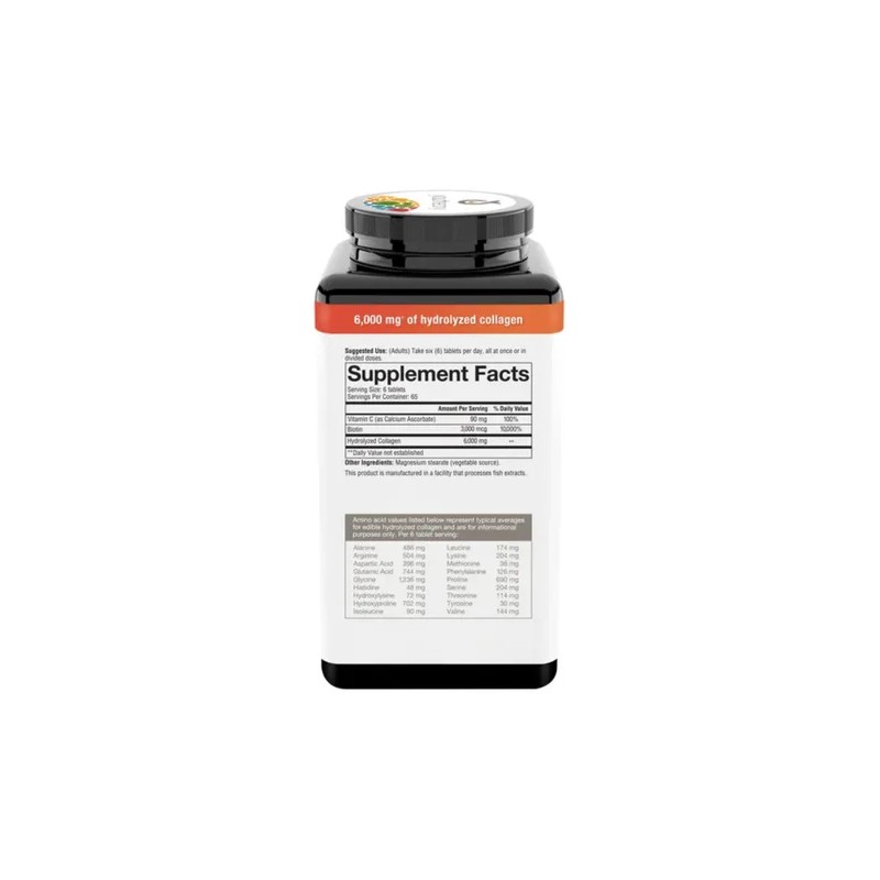 Frmula avanzada de colgeno Youtheory Collagen biotin 390 tabletas