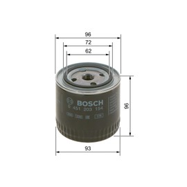 Bosch P3154 - Oil Filter Car