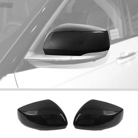 JWWY Side View Mirror Shell Rearview Mirror Cover Trim Fit for 2021-2024+ Jeep Grand Cherokee Exterior Accessories abs 2pcs Carbon Fiber