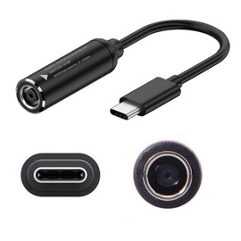 FASTELECTRIC 7.4mm Laptop Charging Adapter Female DC 7.4 x 5.0mm to Male Type C for HP 65W USB-C Laptop Charger