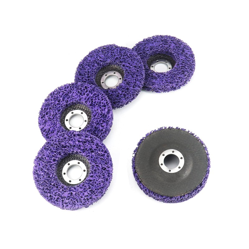 QWORK® 5Pcs Angle Grinder Discs, 4.5Inch/115Mm Discs Stripping Wheel, For