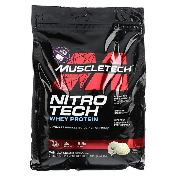 Performance Series Nitro Tech Whey Peptides and Whey Isolate Muscle