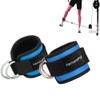 Double D-ring Ankle Cuff Straps Adjustable Leg Weight Wrist Belt
