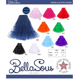 Malco Modes Vintage Rockabilly Tutu Petticoat for Full Tulle Skirt | LXL Orange Petticoat for Women
