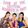 Look at You Getting Married Banner, Backdrop for Wedding Engagement