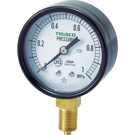 TRUSCO TPG601.0 JIS General Purpose Pressure Gauge A Type 2.4 inches (60 mm)
