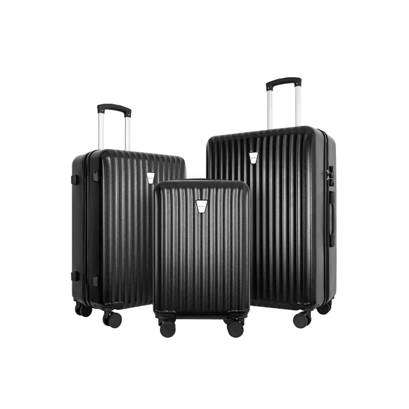 Professional 3-Piece Hardshell Luggage Set Large Capacity Lightweight Expandable Suitcases