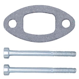 Hyceker BG55 Muffler Exhaust Bolts Gasket Kit for Stihl BG55 BG65 BG85 BG45 BG46 SH85 SH55 Leaf Blower HS45 Hedge Trimmer FC55 Edger MM55 Tiller KM55R Weed Trimmer Parts 4140 149 0602, 9075-478-4268