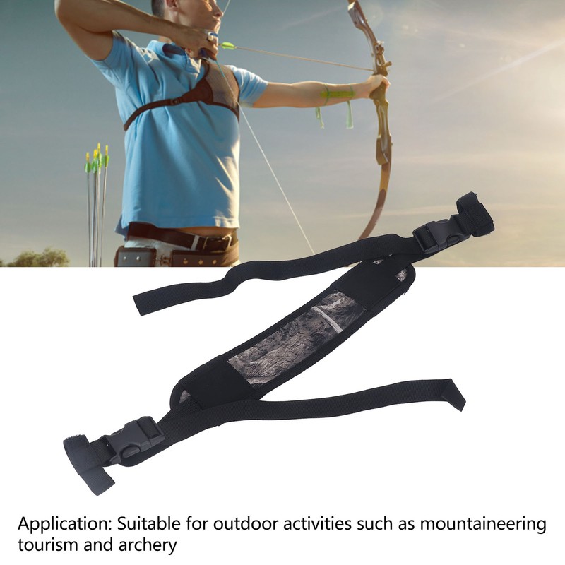 Compound Bow Shoulder Belt Adjustable Hands Free Oxford Cloth Shock