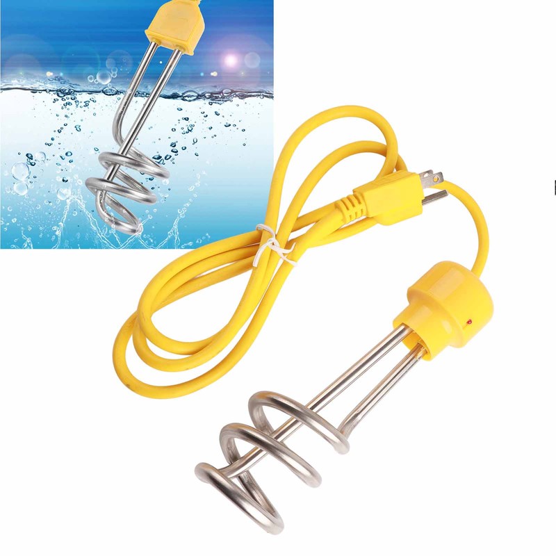 1500W Stainless Steel Electric Immersion Heater Boiler for Home Office