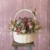 Holiday Tree Easter Capiz Butterfly Basket Arrangement – Elegant Centerpiece