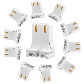 10-PCS MED FL SKT UNSHUNTED U Bend Rapid Start Applications Unshunted for Instant Start Ballast 660W-600V Medium Bi-Pin Socket T8 or T12 U-Bend Lampholder
