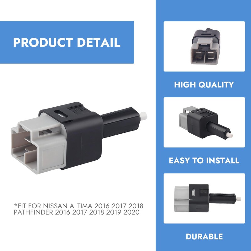Black Stop Lamp Switch Assembly 25320AX11A Brake Light Switch Compatible