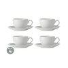 Maxwell & Williams White Basics Coupe Demi Cup and Saucer,