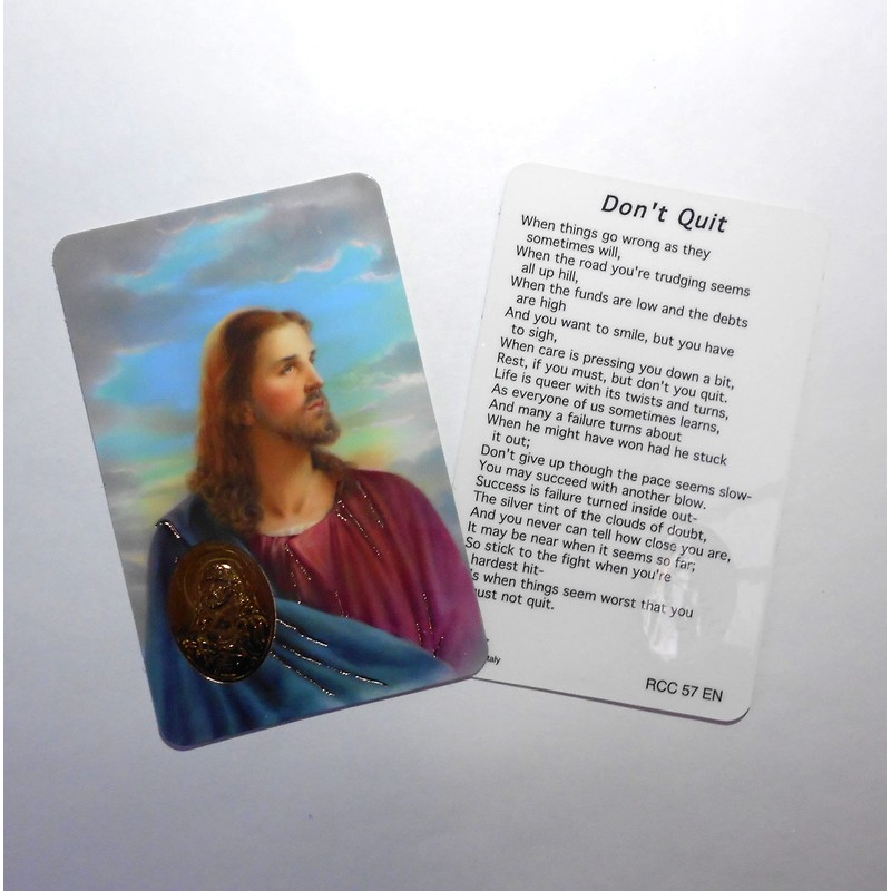 Holy Prayer Cards Don't Quit !! Inspiration Prayer Card (25-Pack)